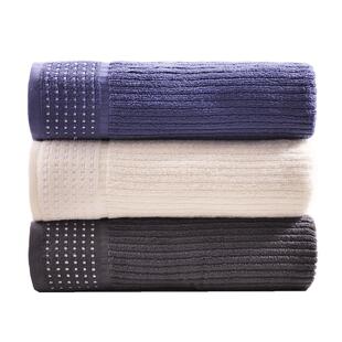 LOFTEX/亚光浴巾纯棉吸水不掉毛洗澡家用全棉加厚柔软成人浴巾