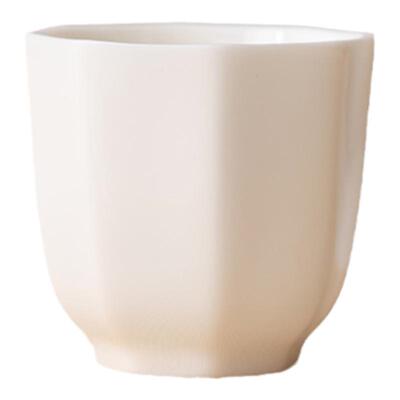 敦铭堂羊脂玉白瓷主人杯品茗杯