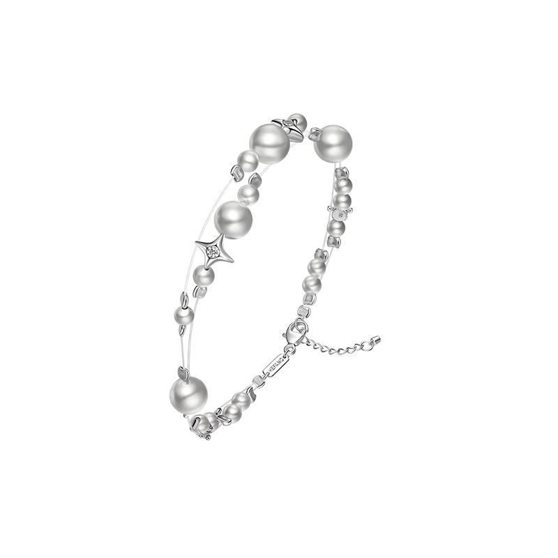 【自营】HEFANG Jewelry/何方珠宝破碎星云珍珠手链 灵动温柔随性