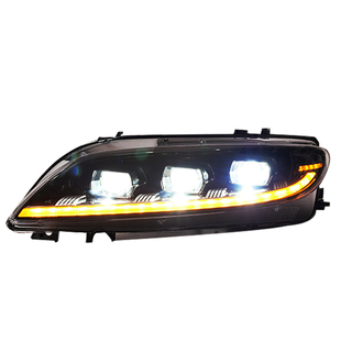 03-15款马自达6大灯总成改装6近6远矩阵式led透镜灯流水转向