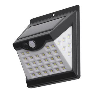 雷士照明太阳能壁灯户外庭院灯家用人体感应仿真监控农村防水路灯