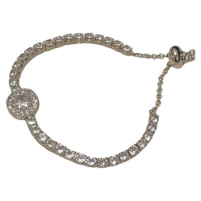 闪亮亮~满钻方块手链女2026年新款高级感手环轻奢冷淡风配饰手饰