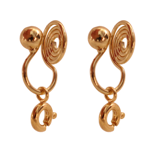 蚊香盘耳夹转换器女无耳洞免打孔 手工diy配件空托弹簧扣吊坠方便