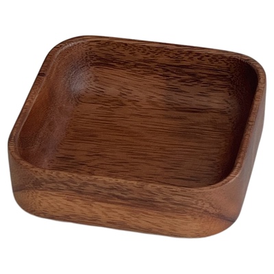 复古胡桃木桌面收纳盘