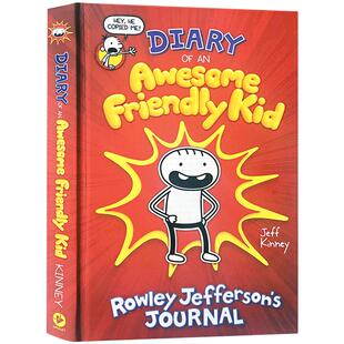 预售英文原版Diary of an Awesome Friendly Kid 小屁孩日记2019年新作 英版 畅销儿童小说 Diary of a Wimpy Kid 暑期书单