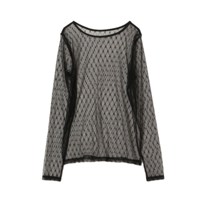 JEANASIS T恤女夏季新款潮流镂空宽松设计感通勤上衣120029