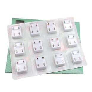 不锈钢打耳洞枪专用钉穿耳孔针穿耳器钉防敏一次性尖头耳钉开店用