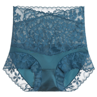 洁韵朵蕾丝内裤女士性感收腹提臀无痕蚕丝裆女生2025新款平角短裤