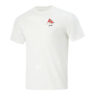 李宁正品乒乓球系列男女同款时尚运动休闲透气短袖文化衫AHSU861