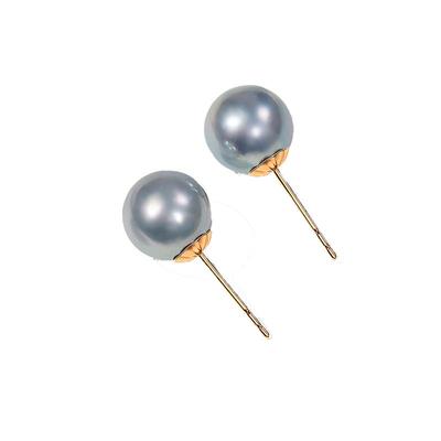 meluxe美奈akoya海水珍珠耳钉