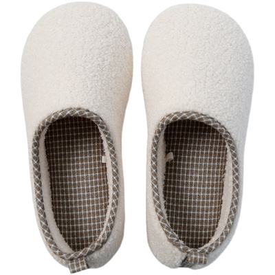 包跟棉拖鞋冬季室内静音软底棉鞋