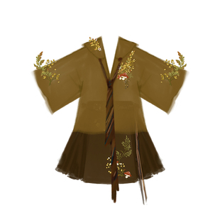 素羽华裳 好事多蘑 新款明制汉服女改良马面裙日常新中式夏季套装
