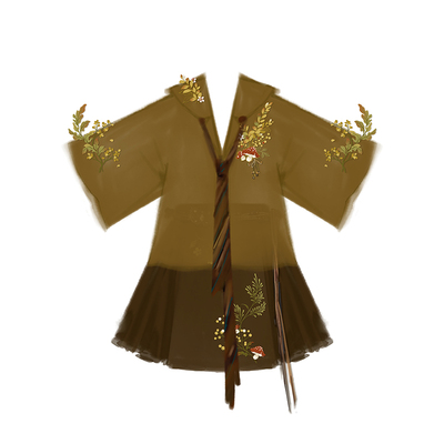 素羽华裳 好事多蘑 新款明制汉服女改良马面裙日常新中式夏季套装