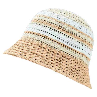 夏季镂空透气显脸小渔夫帽女