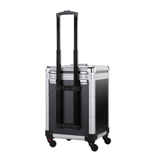 大号多功能安装家具维修美容拉杆式工具箱推车手拉五金收纳盒带轮