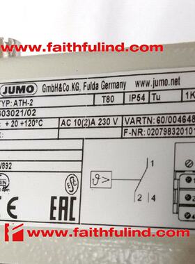 议价Jumo 00464888 久茂全新温度传感器 ATH-2 603021/02