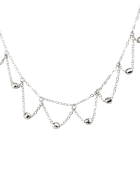 s925银流苏项链女潮ins小众轻奢