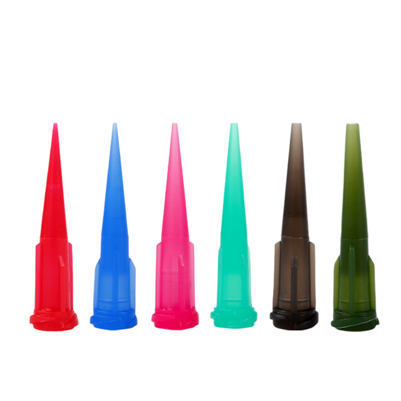 点胶机针头全塑料螺口TT塑胶斜式针咀点胶机针管耗材滴胶针头配件