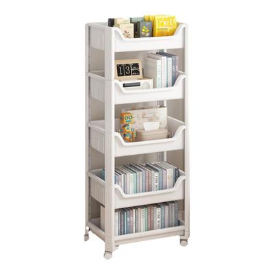 姿竹优质PP环保无味带轮移动书架