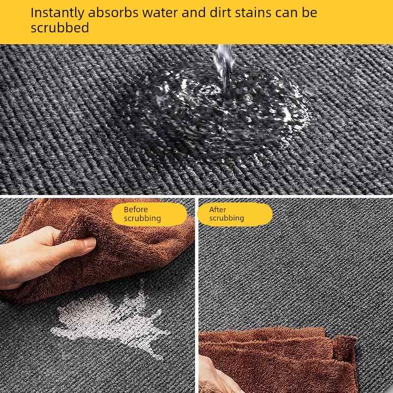 卫生间吸水地垫门口防滑干湿分离干区全铺洗手台下面防水耐脏脚垫