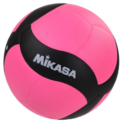 Mikasa米卡萨金标芭比粉软皮排球