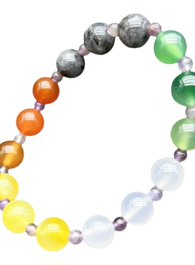 多宝玛瑙手链平衡万物饰品礼物