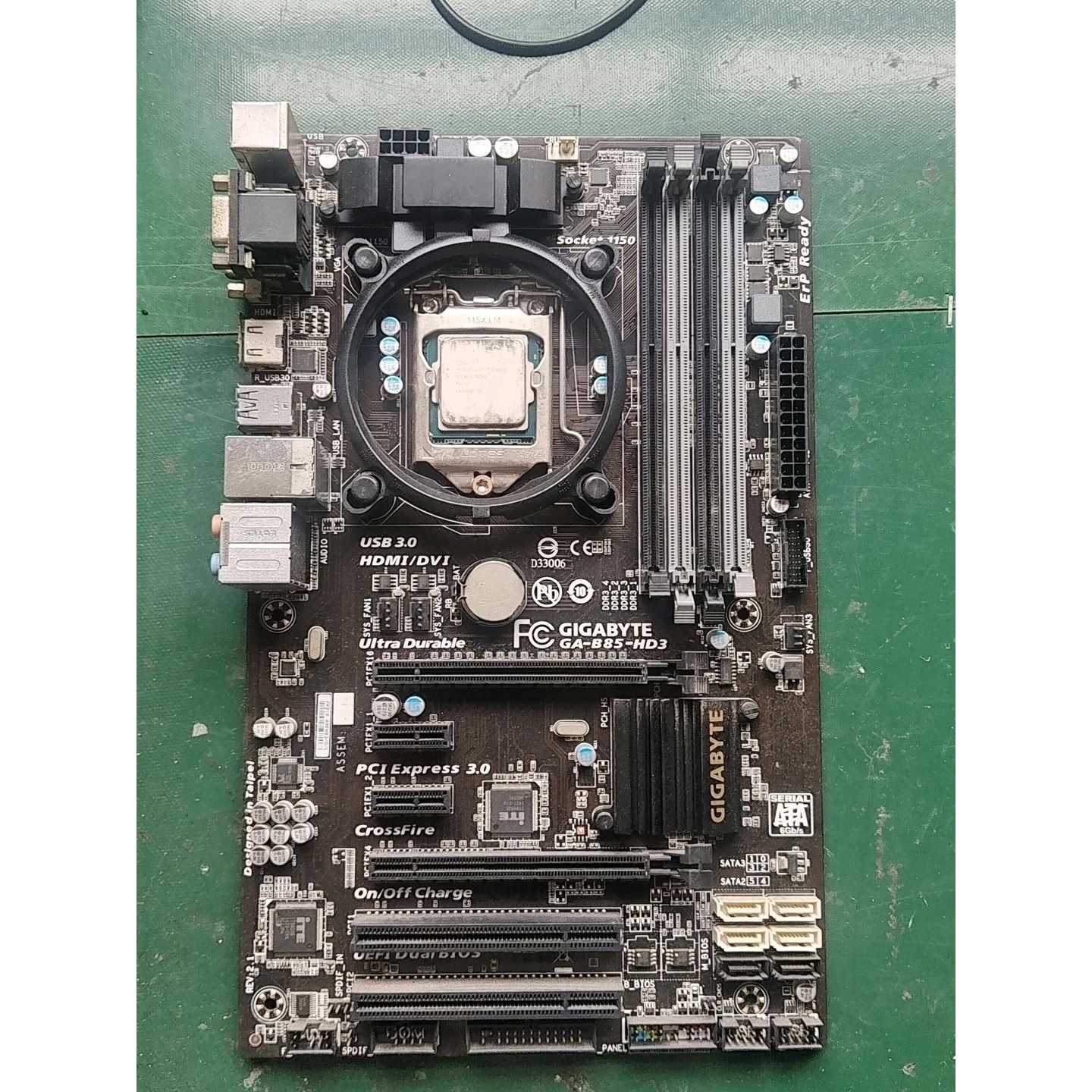 出技嘉GA-B85-HD3主板,英特尔i5-4570 CPU