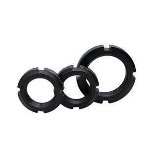 国标GB812圆螺母开槽四槽锁紧螺母止退防松元螺帽M12M14M16--M200