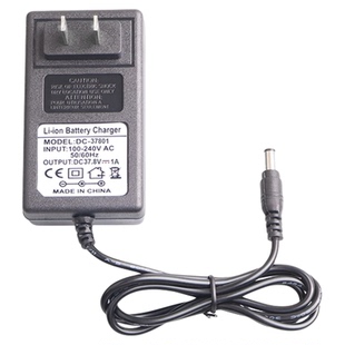 37.8V1A锂电池充电器通用36V充电器上分器9串锂电池充满变灯