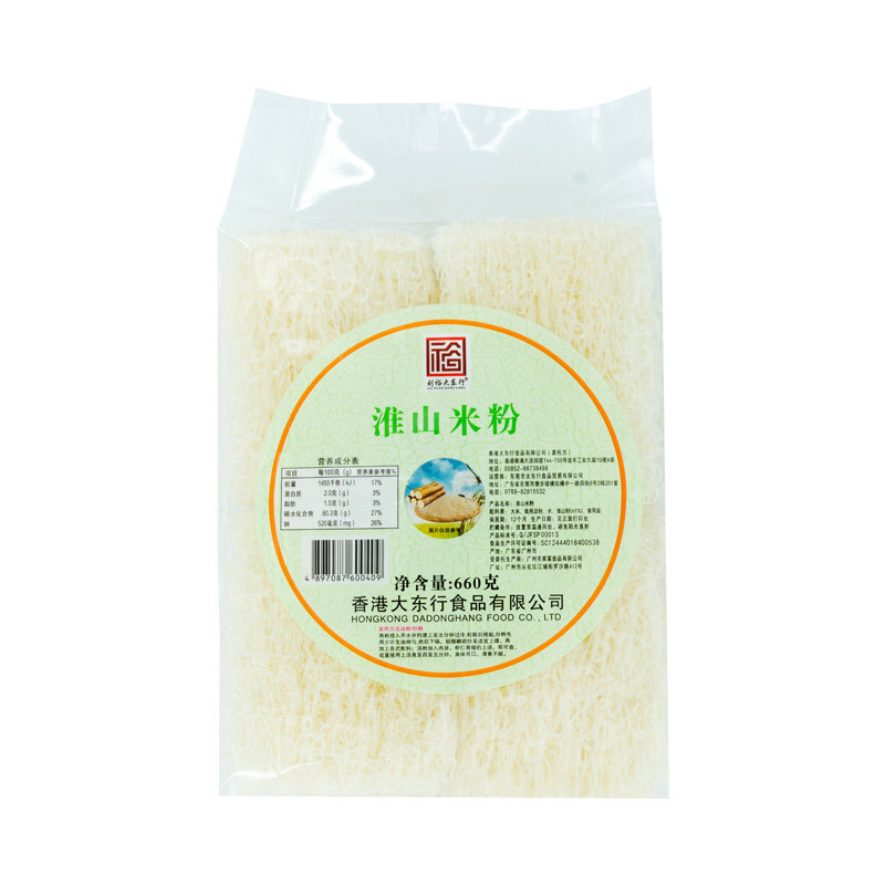 大东行淮山米粉丝正宗米粉广东炒粉广州米粉营养炒米粉早餐
