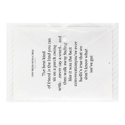 20个A4文件袋按扣式资料袋透明款