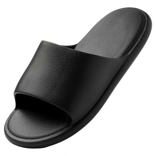 居家拖鞋男夏季浴室洗澡防滑舒适家用室内黑色轻便家居凉拖鞋女