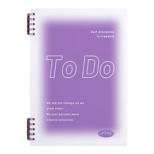 活页笔记本本子b5活页本a5可拆卸夹扣环不硌手线圈本初中高中生专用高颜值考研大学生公考错题记事记录日记本