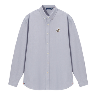 【纯棉】SMITHPOLOV斯密特保罗秋季新款休闲修身男士长袖衬衫衬衣