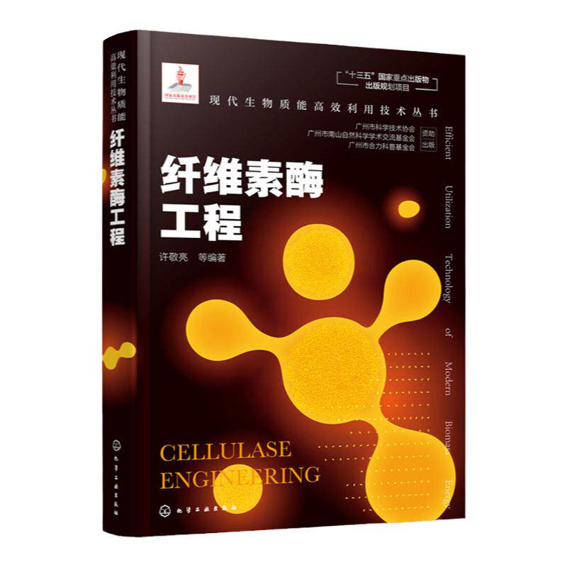 现代生物质能高效利用技术丛书 纤维素酶工程 许敬亮 产纤维素酶微生物及纤维素酶类纤维素酶降解机理 纤维素酶水解利用技术书籍