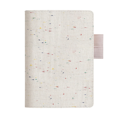 天然棉麻雨露麻封套款点阵手账本