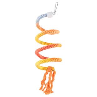 鹦鹉鸟玩具虎皮玄凤吊环旋转爬梯攀爬绳啃咬磨牙站杆吊环秋千用品