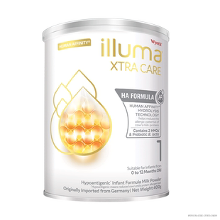 惠氏启赋敏适奶粉1段新生婴儿适度水解奶粉400g 港版进口0-12个月