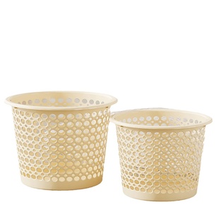 垃圾桶家用客厅卧室厨房厕所卫生间大容量办公室塑料镂空纸篓无盖