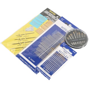 家用缝衣针缝被子针毛衣十字绣针缝纫针手工针线手缝针大号线针盒