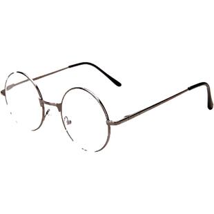 树脂超轻防疲劳老人眼镜老花镜正品复古圆形全框老光镜男女老化镜