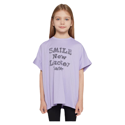 Qimoo淇木24夏女童字母短袖T恤