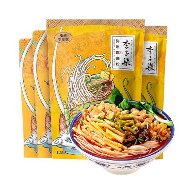 李子柒方便速食柳州螺蛳粉330g*2袋+288g*2袋广西螺丝粉