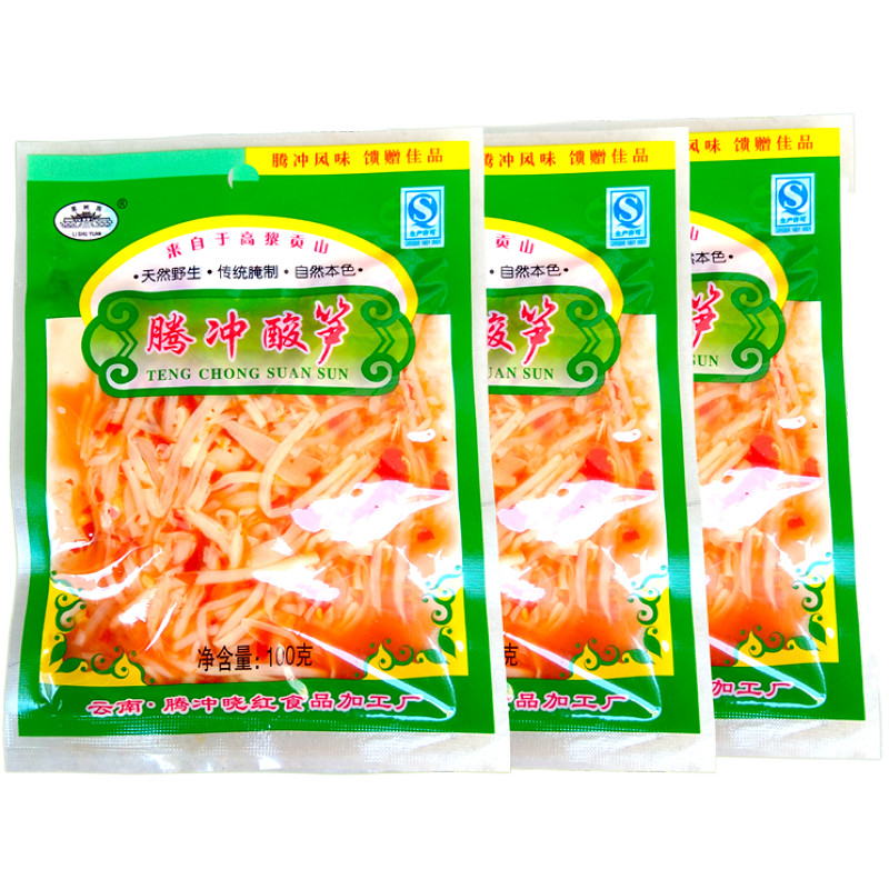 腾冲老坛腌酸笋丝酸辣泡菜