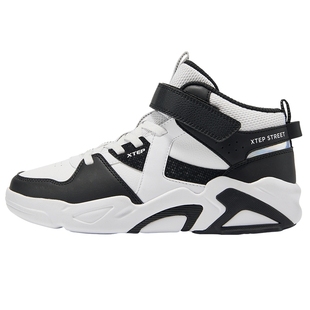 特步童鞋冬季新款中大童潮流休闲板鞋男童百搭休闲鞋运动鞋跑步鞋