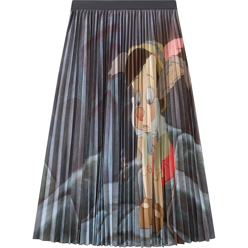 播商场同款【匹诺曹合作】治愈童真 印花半身裙女26春BDT1BD1249