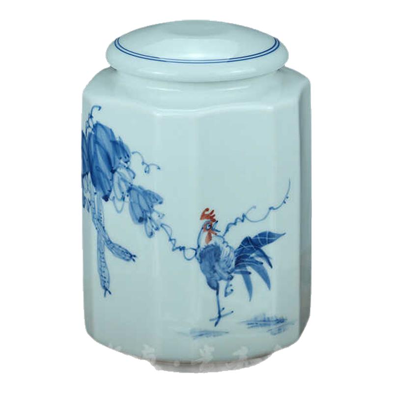 大摆件茶叶罐京德陶瓷高端