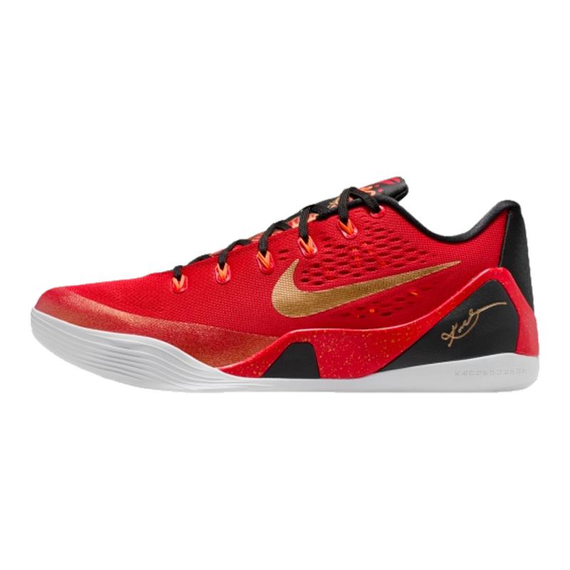 XHH Nike Kobe 9 轻盈舒适回弹抓地 篮球鞋 男款 红黑IH1400-600
