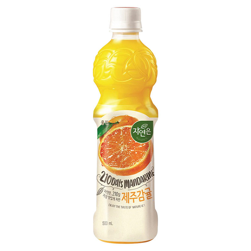 韩国进口woongjin熊津橙汁柑橘番茄汁果汁饮料休闲果味饮品瓶装