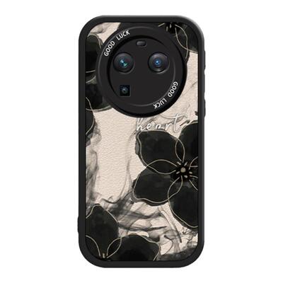 oppoFINDX6Pro手机壳晕染水墨画